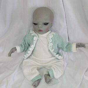 Alien Reborn Baby Doll Vinyl Limbs Cloth Body